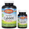 Carlson, Кальций, 600 мг, 100 + 30 желатиновых капсул