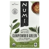 Numi Tea, органический зеленый чай, зеленый ганпаудер, 18 чайных пакетиков без ГМО, 36 г (1,27 унции)