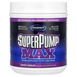 Gaspari Nutrition, Максимальный комплекс перед тренировкой, виноград, 640 г (1,41 фунта)