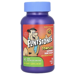 Flintstones, Содержит кальций и витамин D, 150 жевательных таблеток