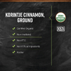 Frontier Co-op, органическая корица Коринтье в порошке, 453 г (16 унций)