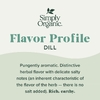 Simply Organic, укроп, 23 г (0,81 унции)