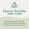 Simply Organic, чеснок, трава, 88 г (3,1 унции)