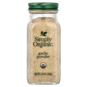 Simply Organic, чесночный порошок, 103 г (3,64 унции)
