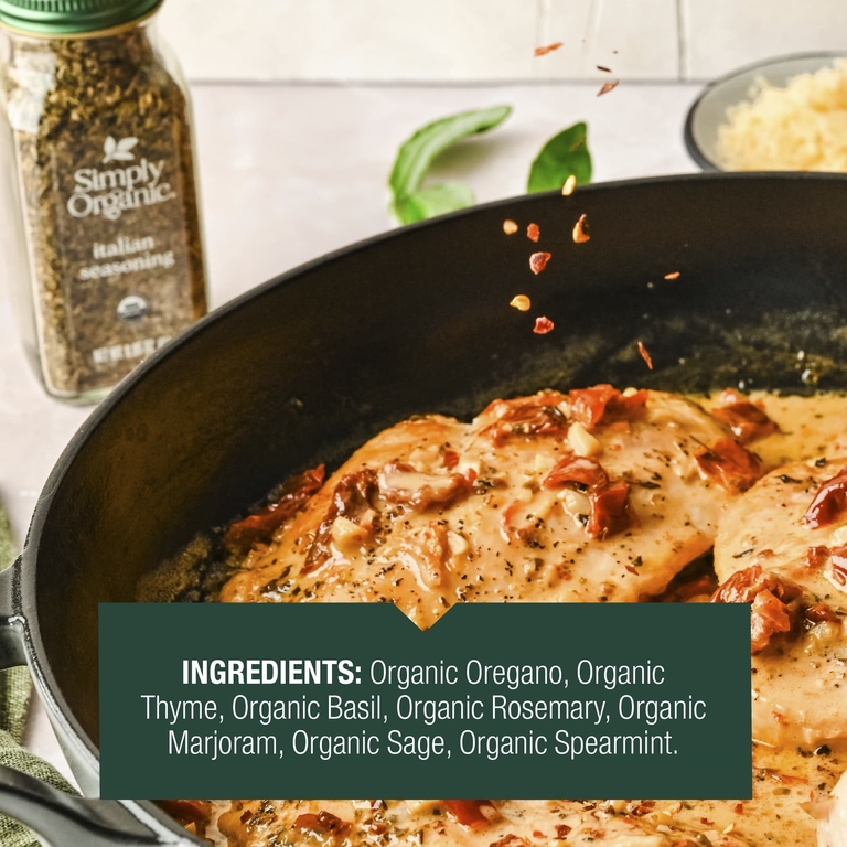 Simply Organic, Итальянская приправа, 27 г (0,95 унции)
