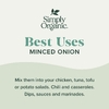 Simply Organic, лук репчатый, 63 г (2,21 унции)