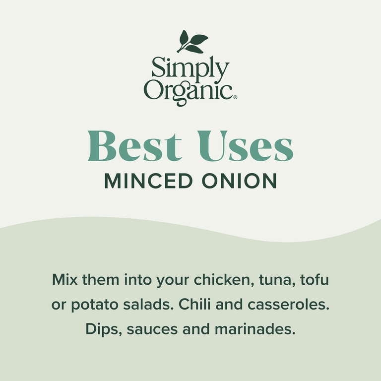 Simply Organic, лук репчатый, 63 г (2,21 унции)