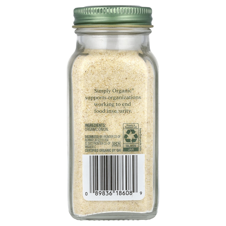 Simply Organic, Луковый порошок, 3 унции (85 г)