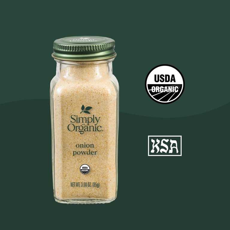 Simply Organic, Луковый порошок, 3 унции (85 г)