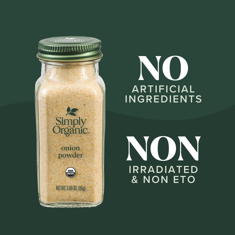 Simply Organic, Луковый порошок, 3 унции (85 г)