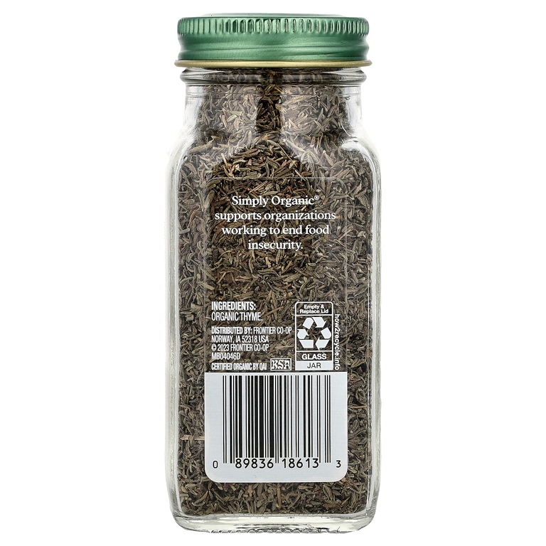 Simply Organic, Чабрец, 22 г (0,78 унции)