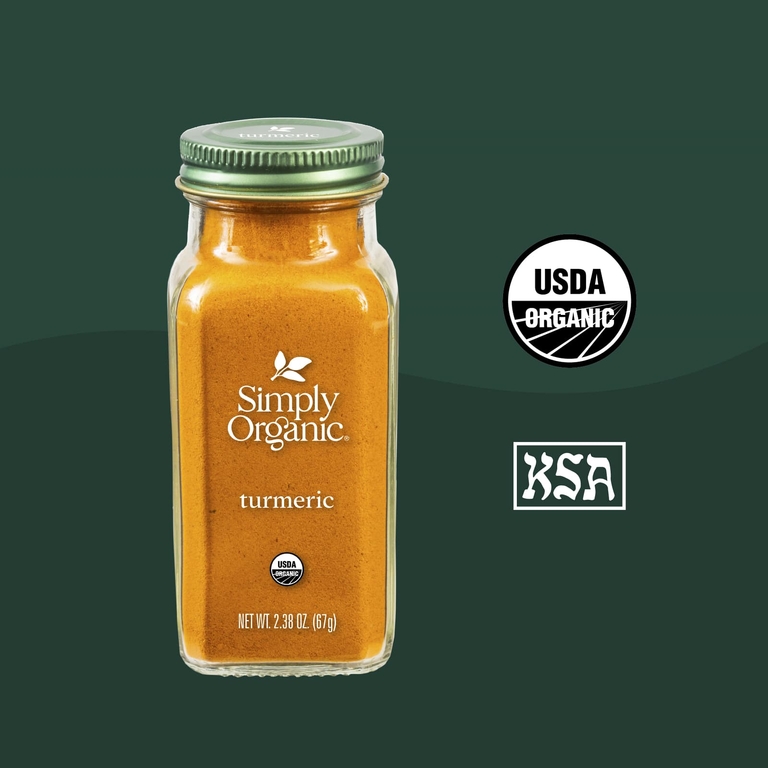 Simply Organic, куркума, 67 г (2,38 унции)