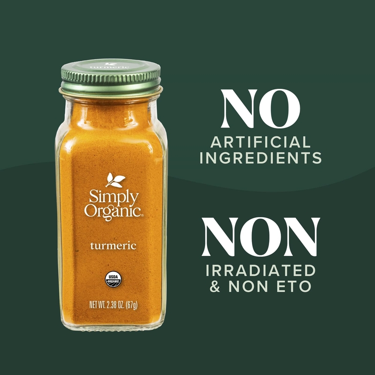 Simply Organic, куркума, 67 г (2,38 унции)