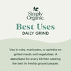 Simply Organic, черный перец горошком, 75 г (2,65 унции)