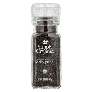 Simply Organic, черный перец горошком, 75 г (2,65 унции)