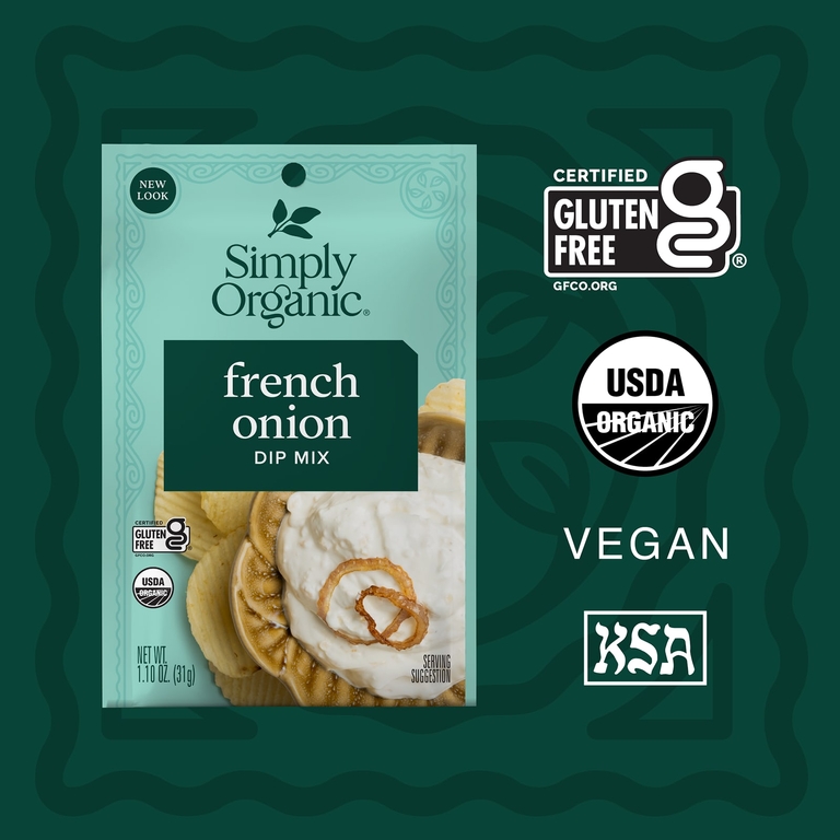 Simply Organic, французская смесь лукового соуса, 31 г (1,1 унции)