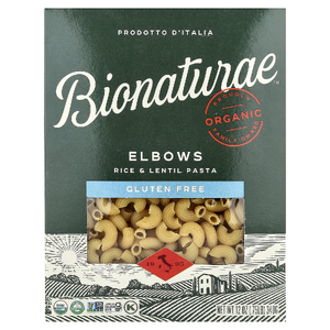 Bionaturae, паста из риса и чечевицы без глютена, 340 г (12 унций)
