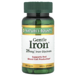 Nature's Bounty, железо, 28 мг, 90 капсул