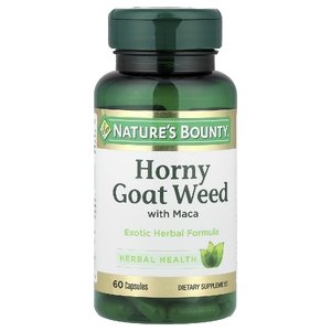 Nature's Bounty, горянка крупноцветковая с макой, 60 капсул