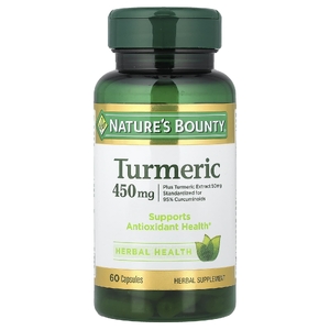 Nature's Bounty, Куркума, 450 мг, 60 капсул