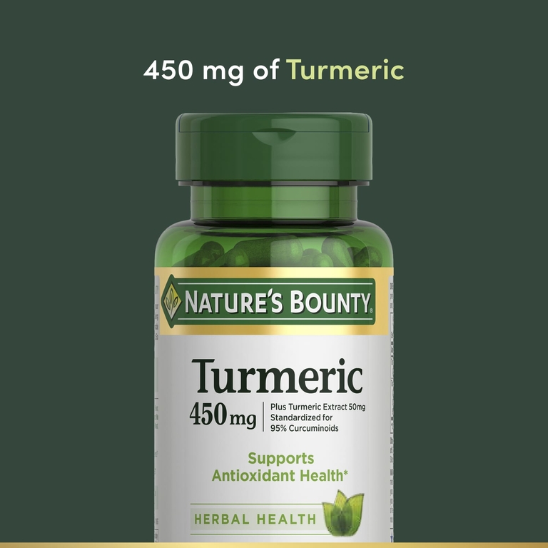 Nature's Bounty, Куркума, 450 мг, 60 капсул