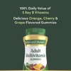 Nature's Bounty, Мультивитаминные жевательные конфеты для взрослых, вкусом апельсина, вишни и винограда, 75 штук