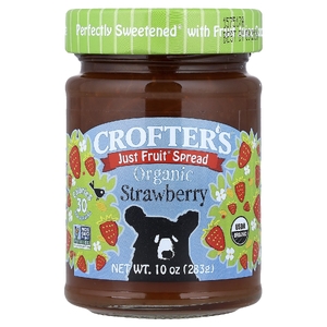 Crofter's Organic, органический спред Just Fruit®, со вкусом клубники, 283 г (10 унций) (Товар снят с продажи) 