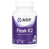 Advanced Orthomolecular Research AOR, менатетренон (витамин К2), 90 вегетарианских капсул