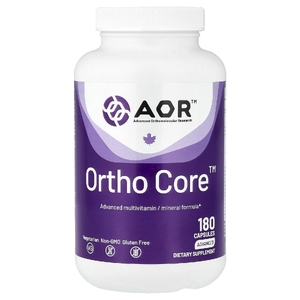 Advanced Orthomolecular Research AOR, мультивитаминная / минеральная добавка, 180 капсул