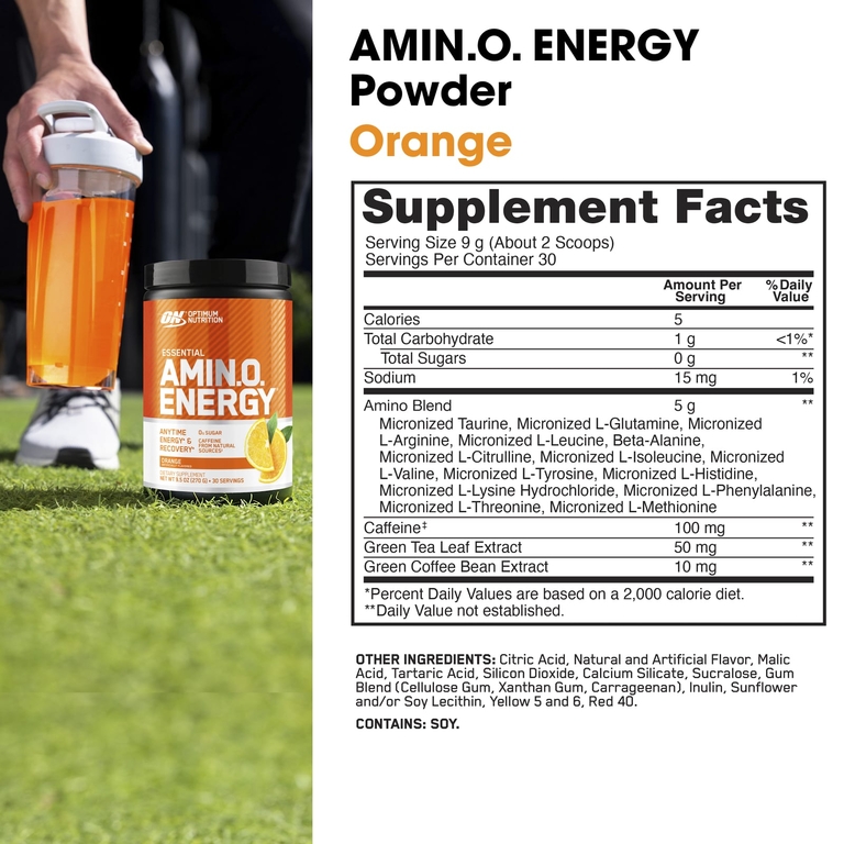 Optimum Nutrition, Аминокислоты для восстановления мышц, апельсин, 270 г (9,5 унции)