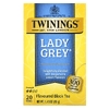 Twinings, Леди Грей®, ароматизированный черный чай, 20 чайных пакетиков, 40 г (1,41 унции)