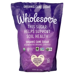 Wholesome Sweeteners, органический тростниковый сахар, 1,81 кг (4 фунта)