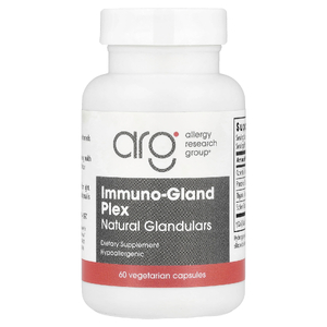 Allergy Research Group, Immuno-Gland Plex, натуральные железа, 60 вегетарианских капсул