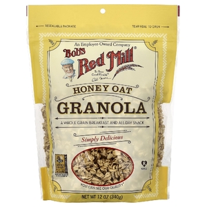 Bob's Red Mill, Мюсли с овсяными хлопьями и медом, 12 унций (340 г)