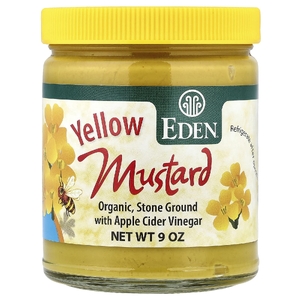 Eden Foods, органическая желтая горчица, 9 унций