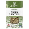 Eden Foods, органическая зеленая чечевица, 454 г (16 унций)