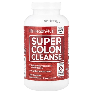Health Plus, средство для очищения толстой кишки, 240 капсул