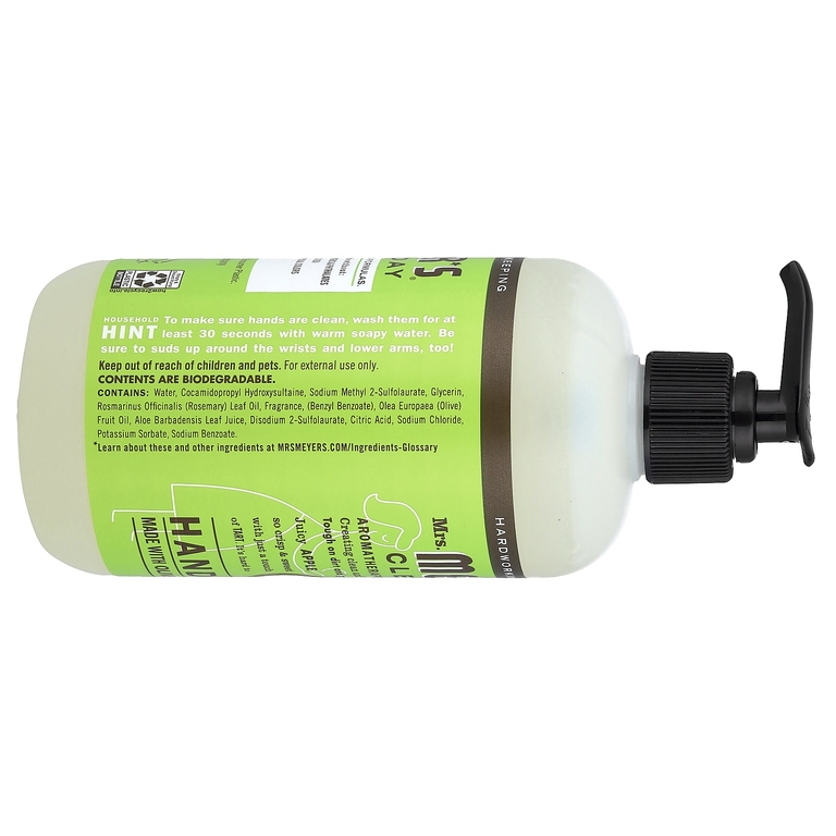 Mrs. Meyers Clean Day, Мыло для рук, яблоко, 370 мл (12,5 жидк. Унции) (Товар снят с продажи) 