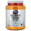 NOW Foods, Спортивный активный образ жизни, белок яичного белка с BCAA, сливочная ваниль, 1,5 фунта (680 г)