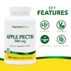 NaturesPlus, яблочный пектин, 500 мг, 180 таблеток