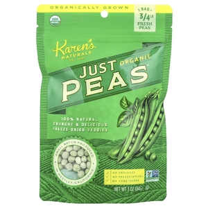 Karen's Naturals, органический сухой горошек, 84 г