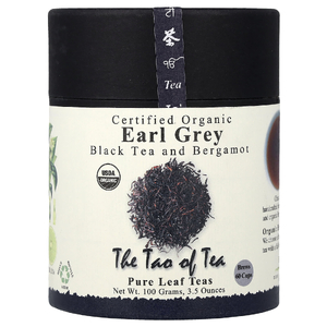 The Tao of Tea, сертифицированный органический черный чай и бергамот, с бергамотом, 100 г (3,5 унции)