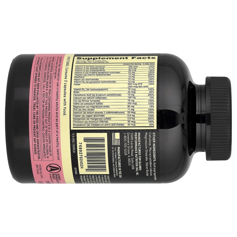 Optimum Nutrition, мультивитаминная добавка для активных женщин, 120 капсул