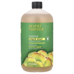 Desert Essence, Кастильское жидкое мыло для лица и тела, 946 мл (32 жидк. унции)