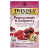 Twinings, травяной чай, гранат и малина, без кофеина, 20 чайных пакетиков, 40 г (1,41 унции)