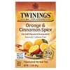 Twinings, Ароматизированный травяной чай, апельсин и корица, без кофеина, 20 чайных пакетиков, 40 г (1,41 унции)