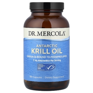 Dr. Mercola, Масло антарктического криля, 180 капсул (Товар снят с продажи) 