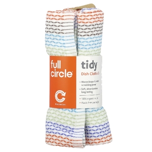 Full Circle, Салфетки для посуды, разноцветные, 3 шт.