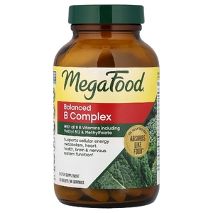 MegaFood, сбалансированный комплекс витаминов группы В, 90 таблеток