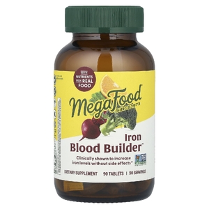 MegaFood, комплекс для повышения уровня железа, 90 таблеток